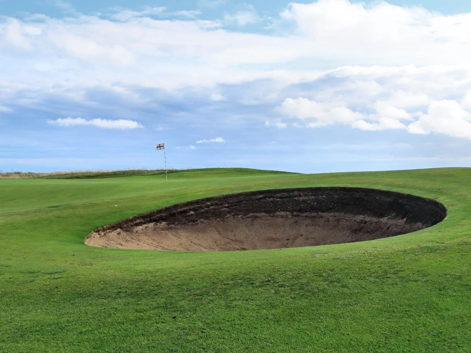 Illustrative golf course landscape