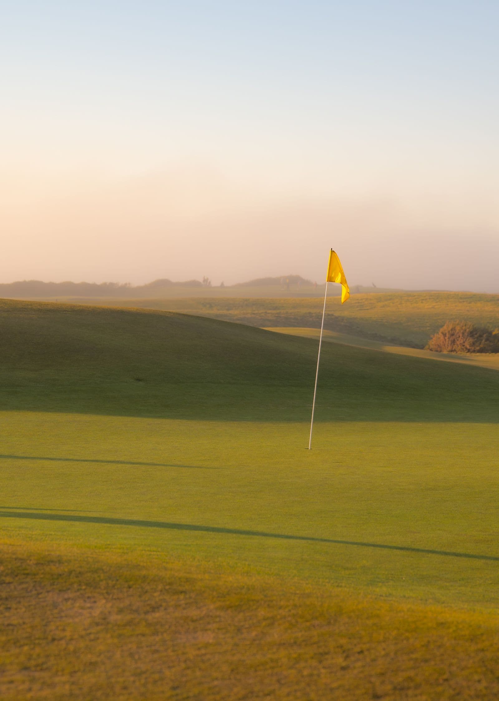 Illustrative golf course landscape