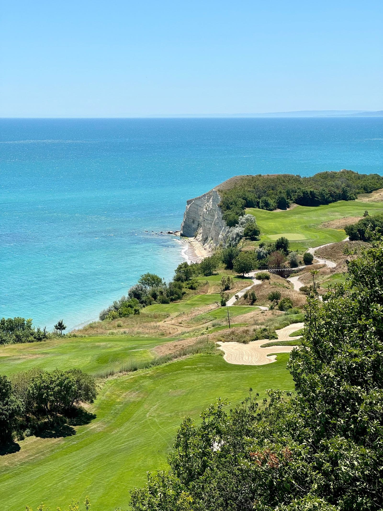 Illustrative golf course landscape