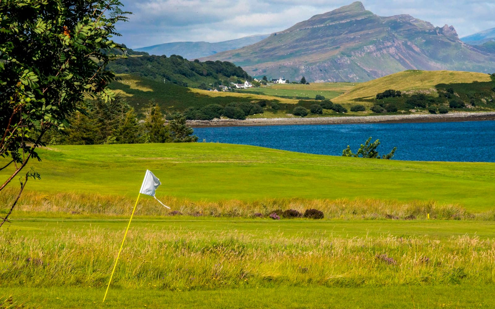 Illustrative golf course landscape