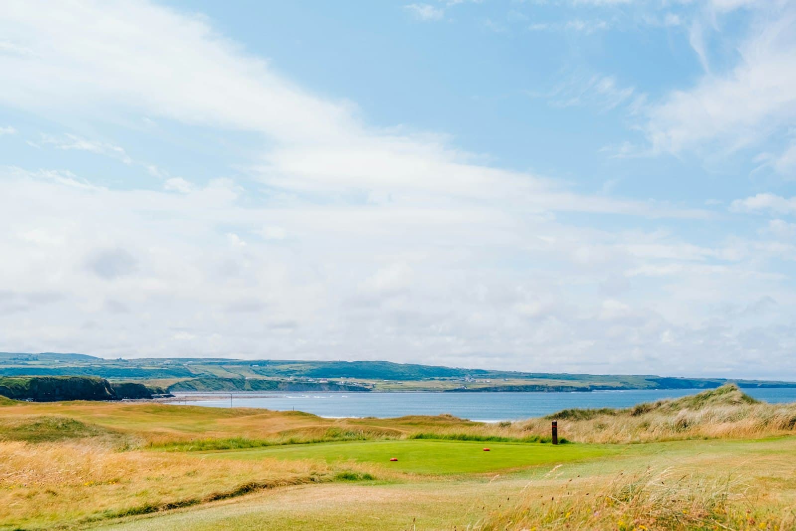 Illustrative golf course landscape