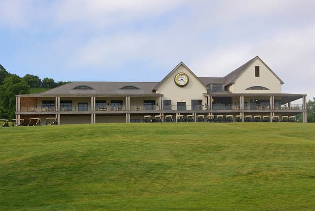The Twenty Ten clubhouse at Celtic Manor Resort, Newport, Wales
