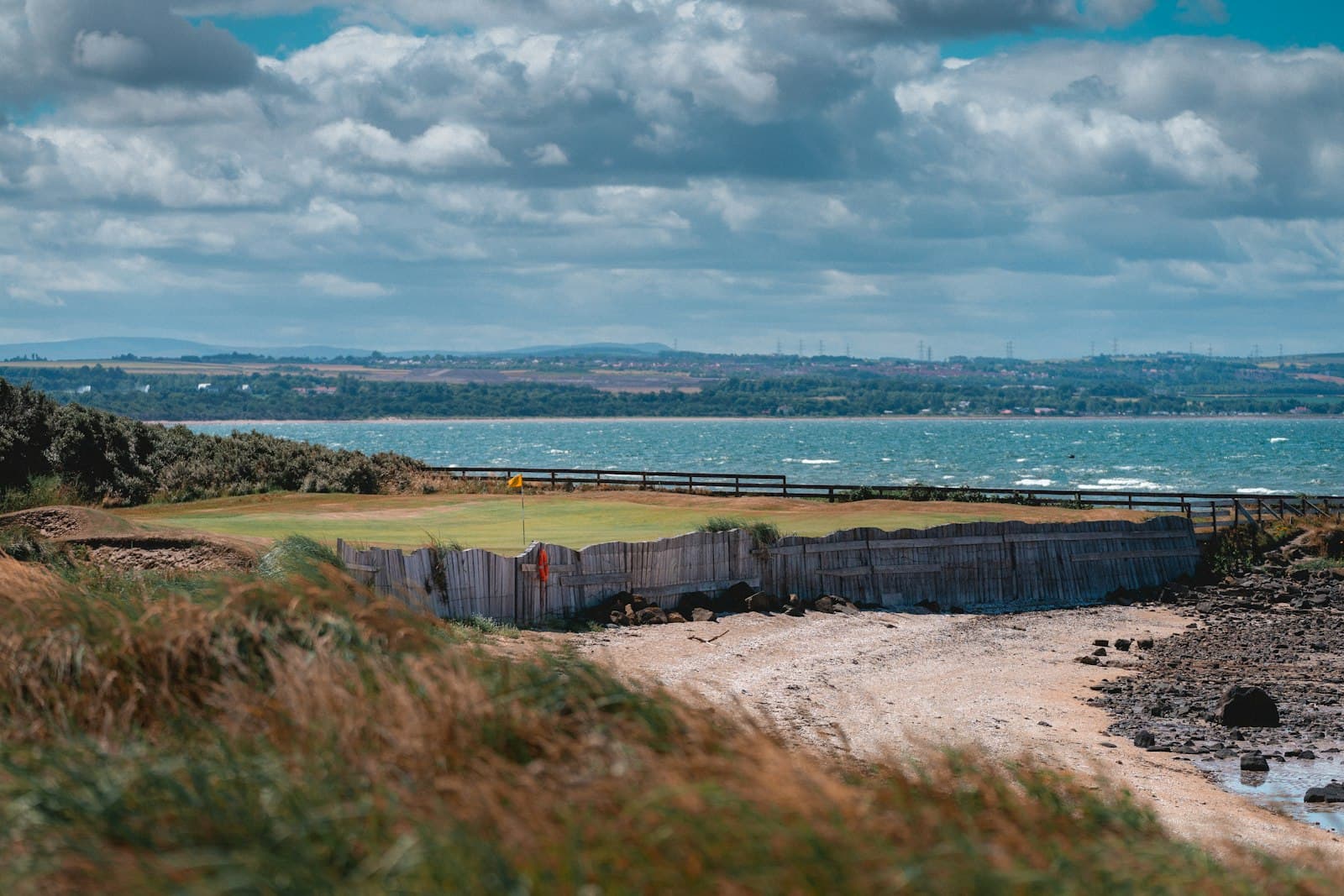 Illustrative golf course landscape