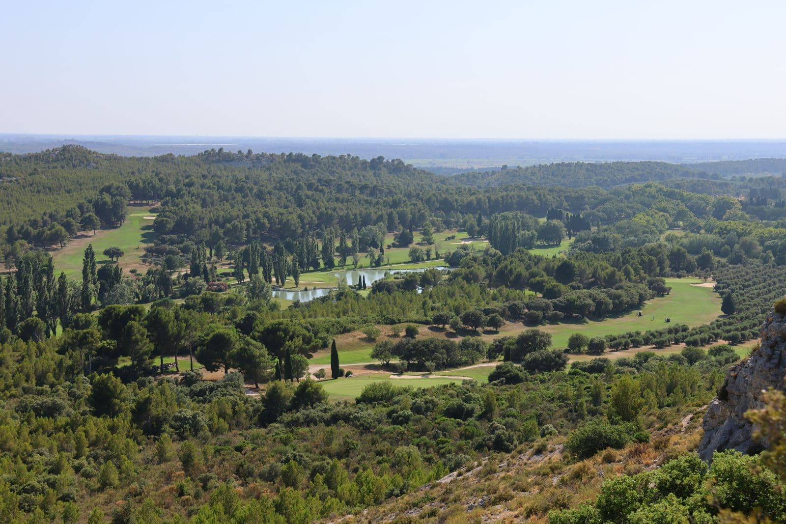 Illustrative golf course landscape