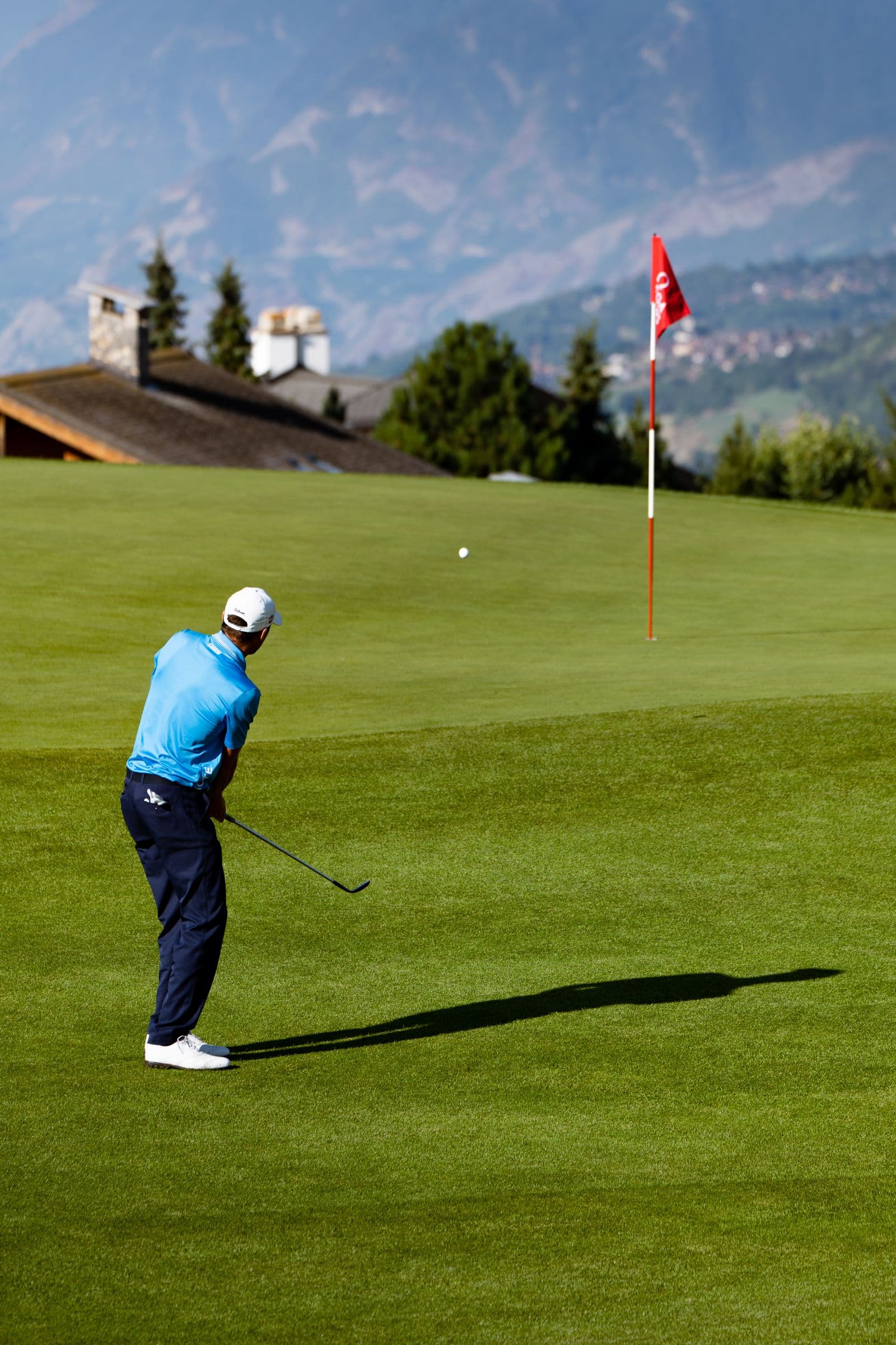 Illustrative golf course landscape