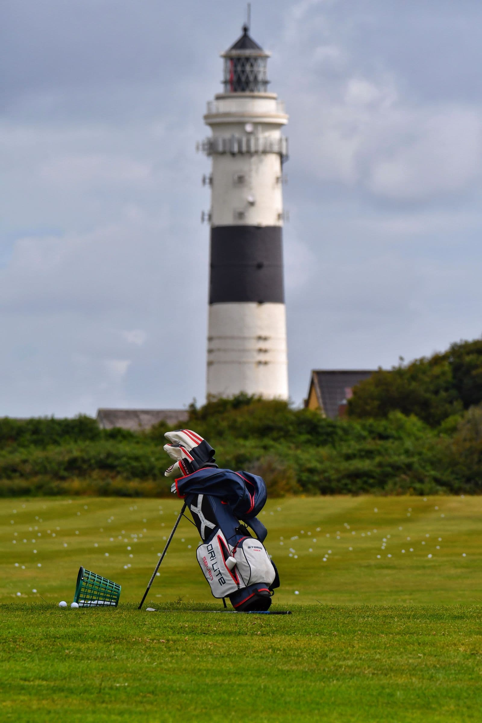 Illustrative golf course landscape