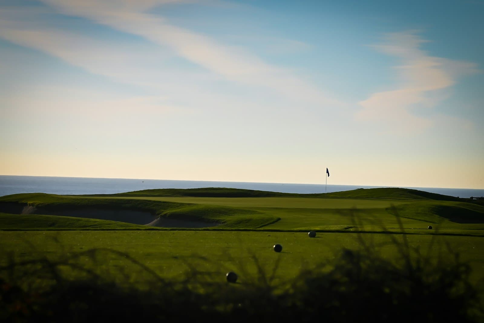 Illustrative golf course landscape