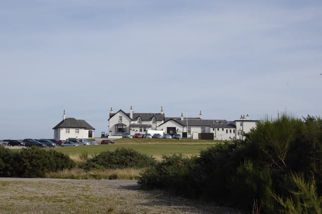 Royal Aberdeen Golf Club clubhouse, Balgownie Links, Bridge of Don, Scotland